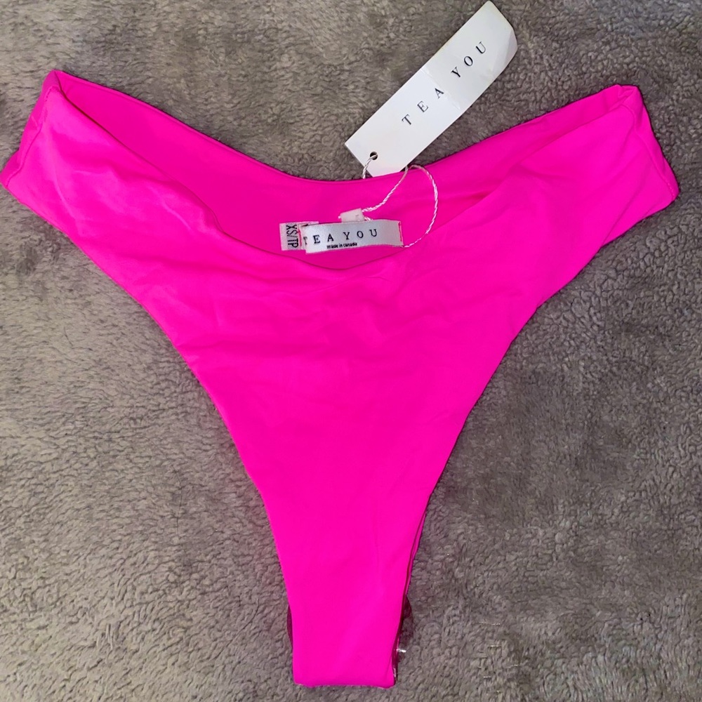 Tea You (AUS brand) Pink Neon Bikini Bottom